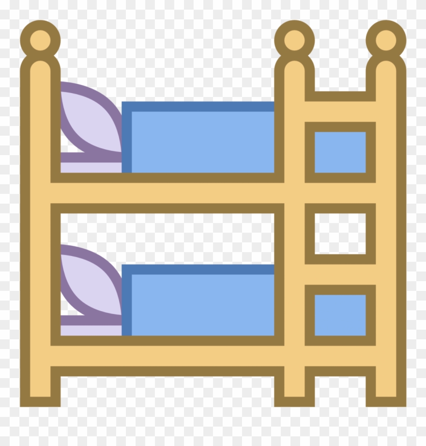 Office Furniture Bedroom Free Bathroom Clip Art - Bunk Bed Clipart - Png Download