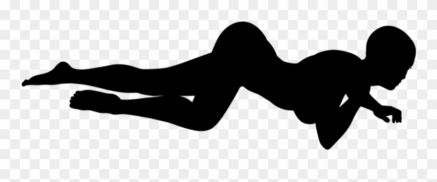Adult Content Safesearch Silhouette, Woman, Girl, Slim, - Silhouette Woman Naked Png Clipart