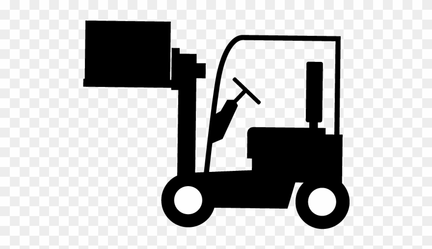 Factory Clipart Warehouse Truck - Forklift - Png Download