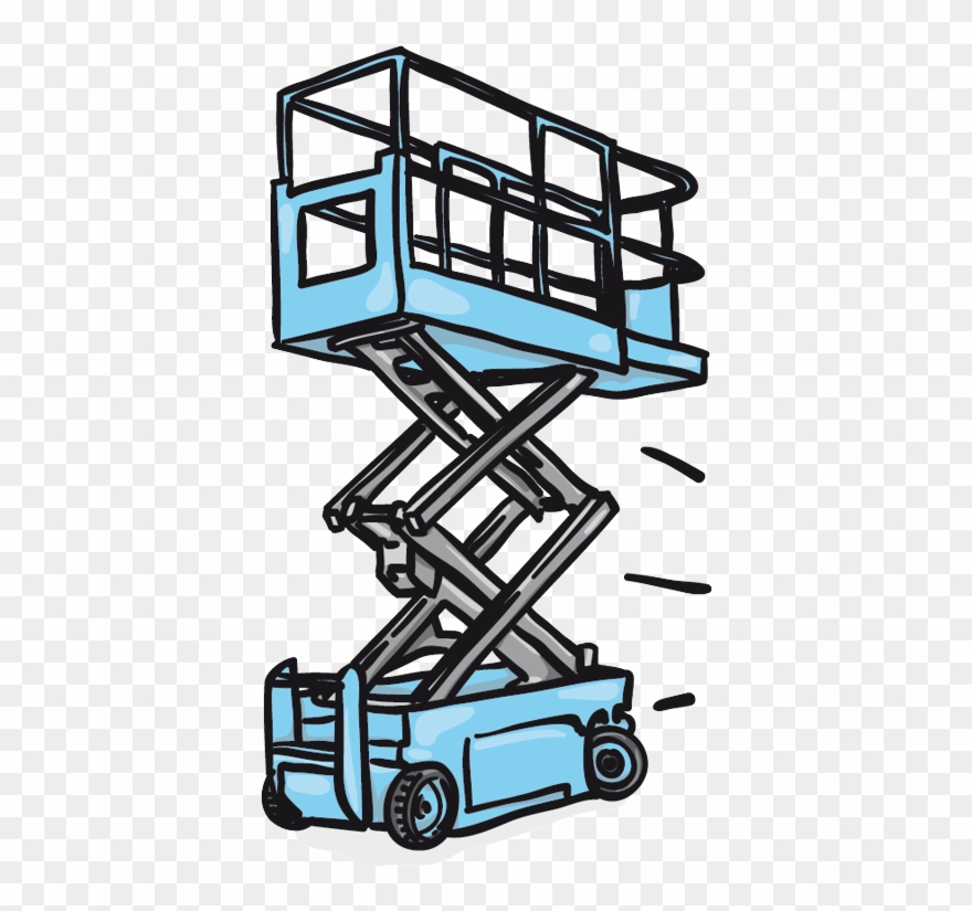 Access Platforms - Forklift Clipart
