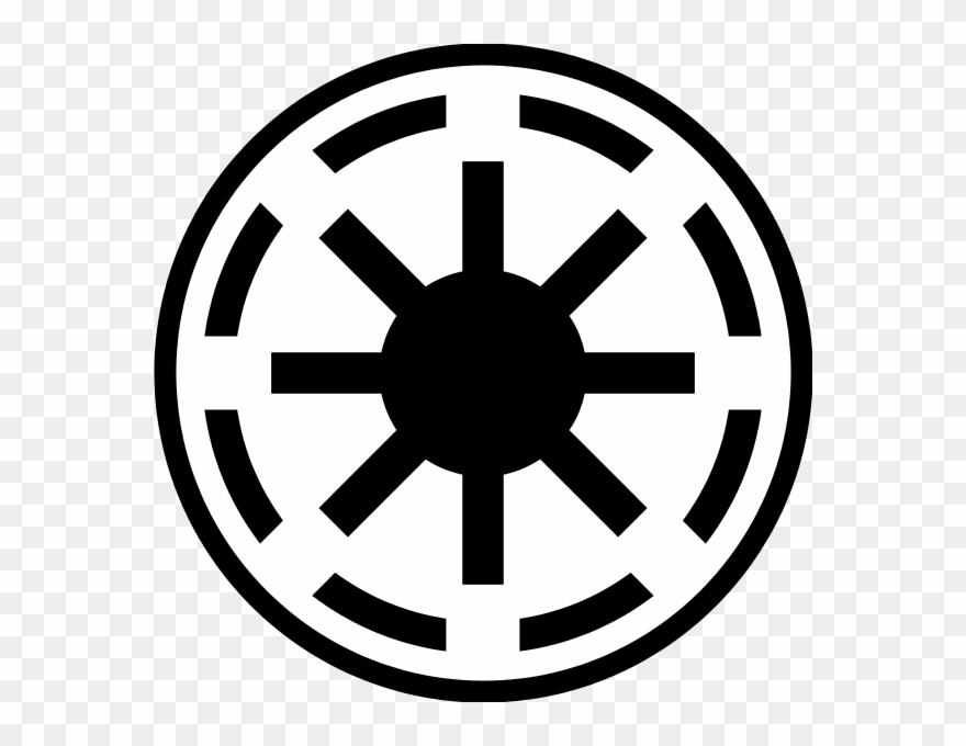 Star Wars Vehicle Collection Map 18 - Galactic Republic Symbol Clipart