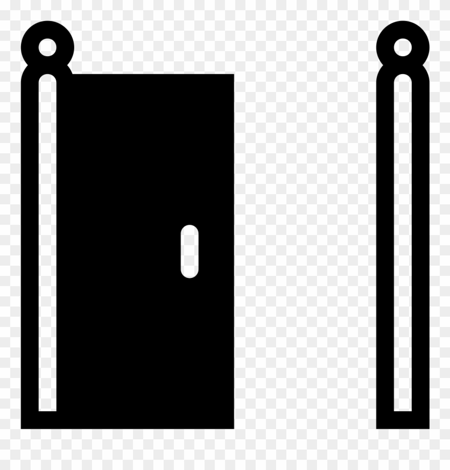 Doorway Filled Icon Free Download Png And - Main Gate Symbol Clipart