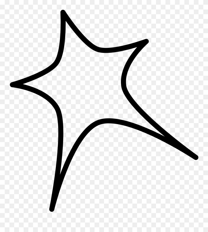 Transparent Background Black And White Star Clipart - Png Download