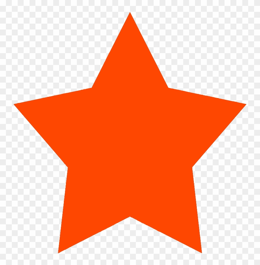 Stars Clipart Orange - Star Review Icons - Png Download