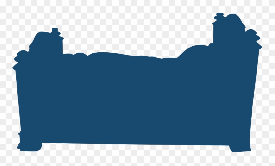 Bed - Old Bed Silhouette Clipart