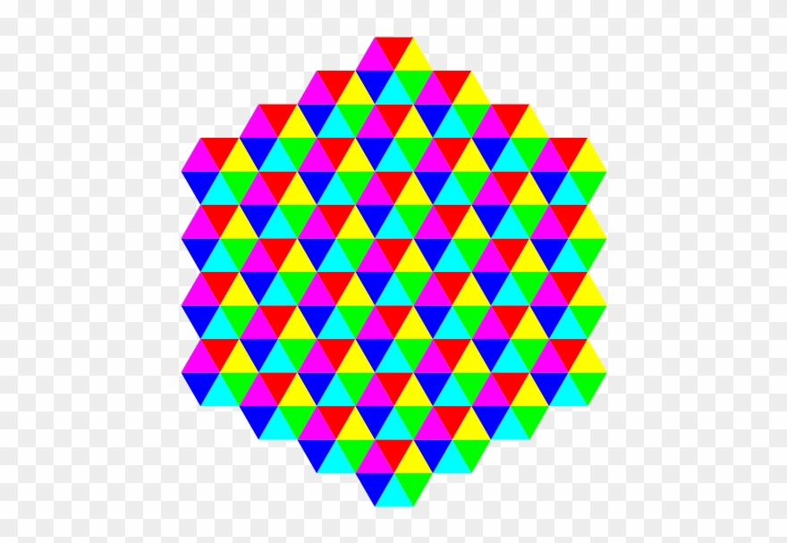 Hexagonal Triangle Tessellation Png Images Clipart