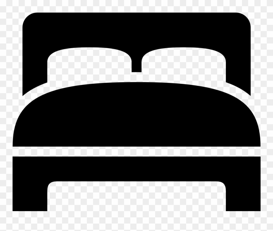 Bedroom 1 - Queen - Real Estate Bedroom Icon Clipart