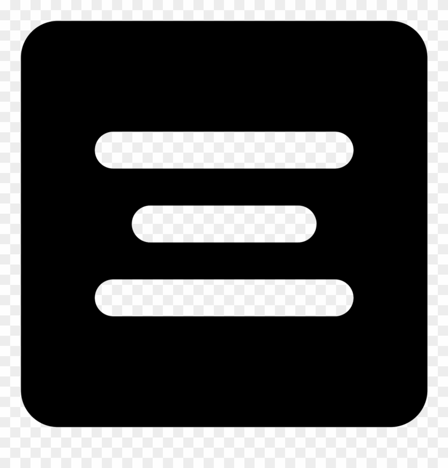 Align Text Center Icon - Icon Clipart