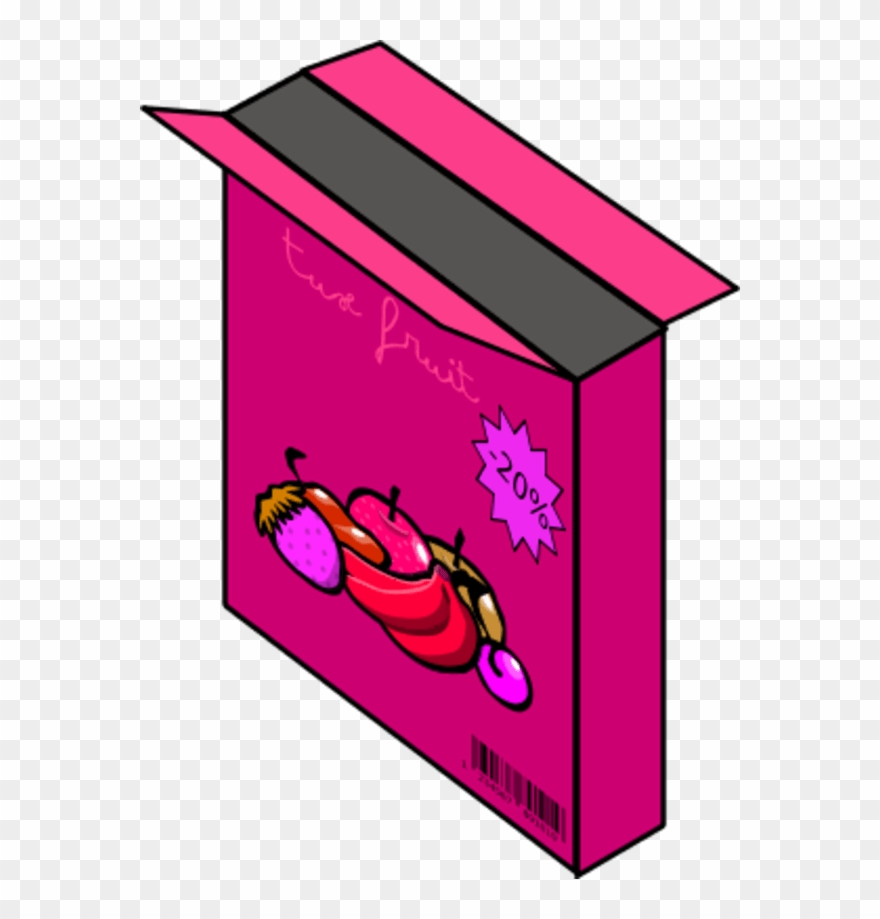 Cereal Box Clipart - Open Cereal Box Clipart - Png Download