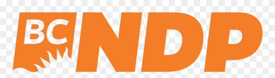 New Democratic Party Of Bc Moveup - Bc Ndp Logo 2017 Clipart