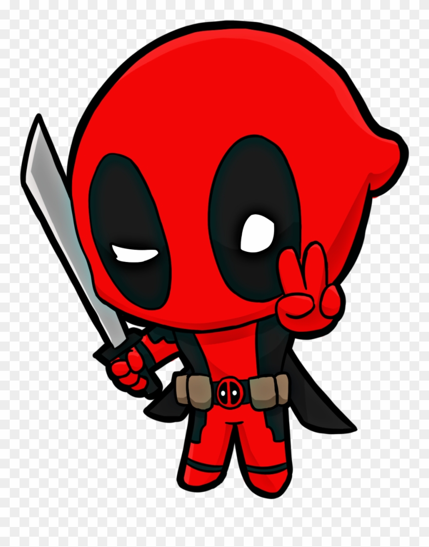 Deadpool Deadpool2 Cute Freetoedit - Deadpool Cartoon Clipart