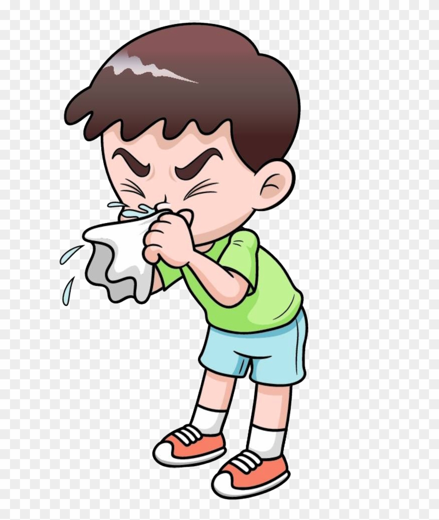 Child Clip Art Runny Nose Boy Transprent - Runny Nose Clipart - Png Download