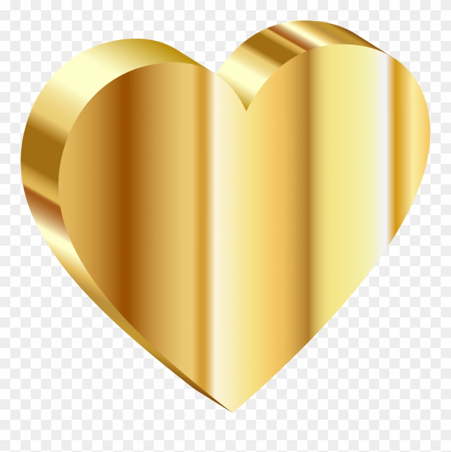 Dust Clipart Golden - Heart Of Gold Png Transparent Png