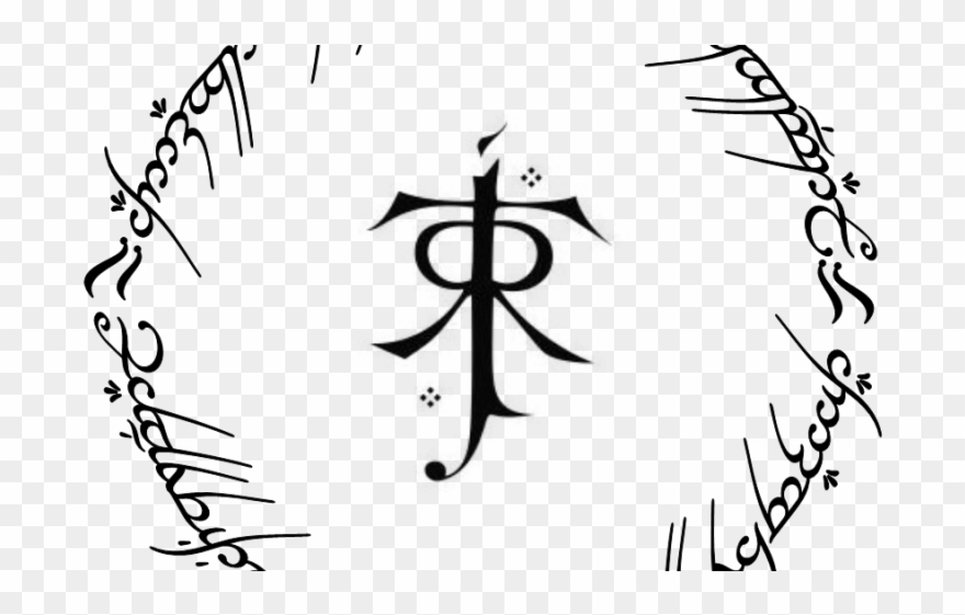 Kisspng The Lord Of The Rings The Hobbit Gandalf Tolkien - Tolkien Symbol Clipart