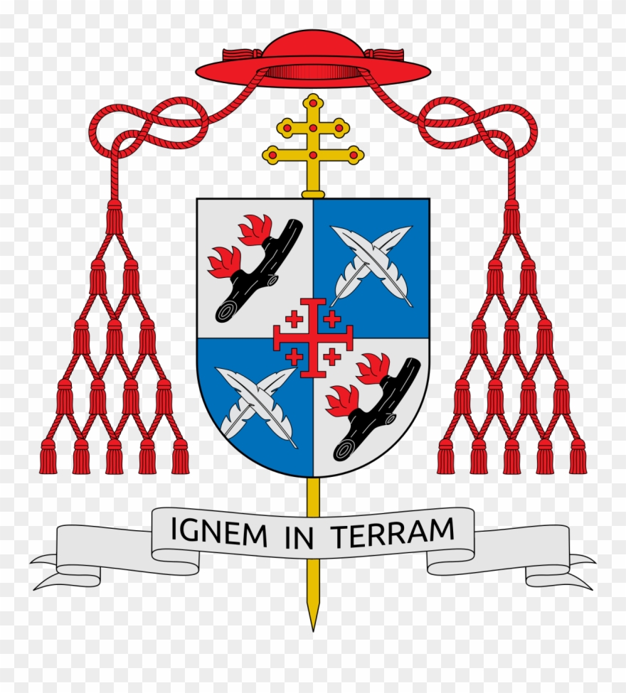 La Basílica De Santa María De Los Ángeles Y De Los - Cardinal Gaudencio Rosales Coat Of Arms Clipart