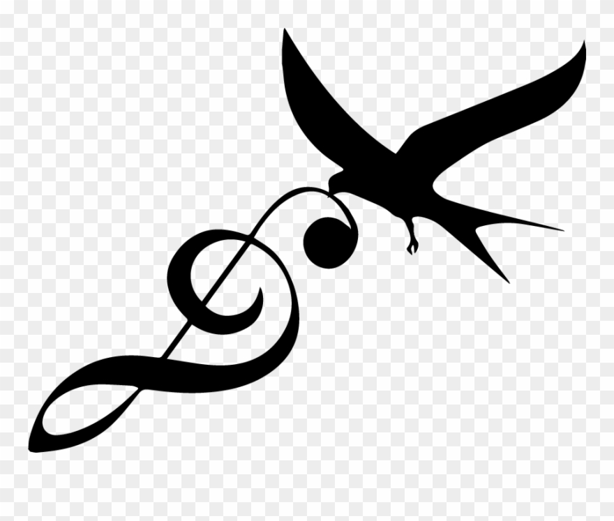 The Famous Mockingbird Logo - Famous Music Logo Clipart