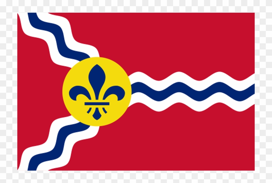 St - Louis - Flag Of St Louis Clipart