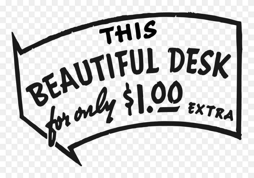 Banner Free Stock Desk Arrow Medium Image - Clip Art - Png Download