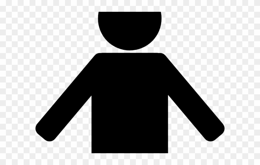 Single Clipart Individual Person - Person Symbol - Png Download