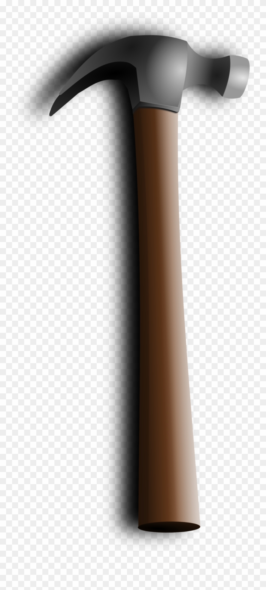 Hammer - Hammer With Shadow Clipart