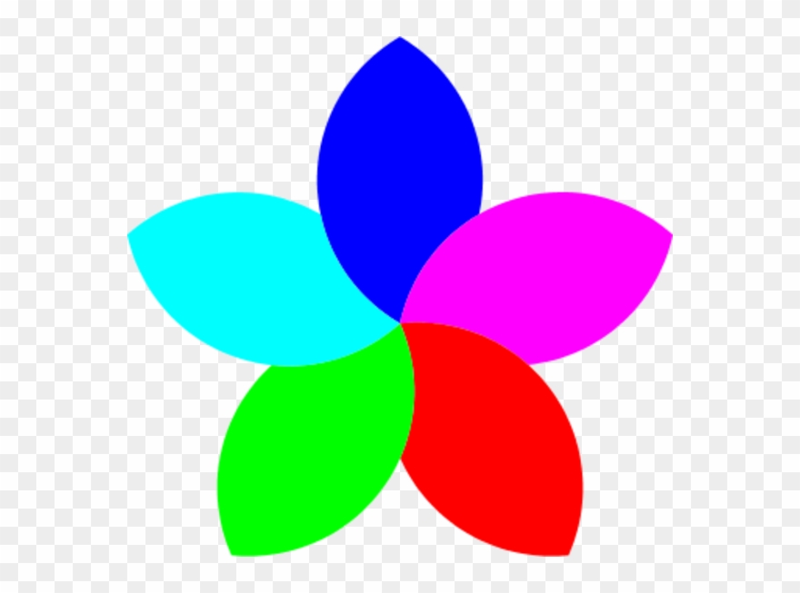 5 - Football Heart 6 Petal Flower Clipart Jpg - Png Download
