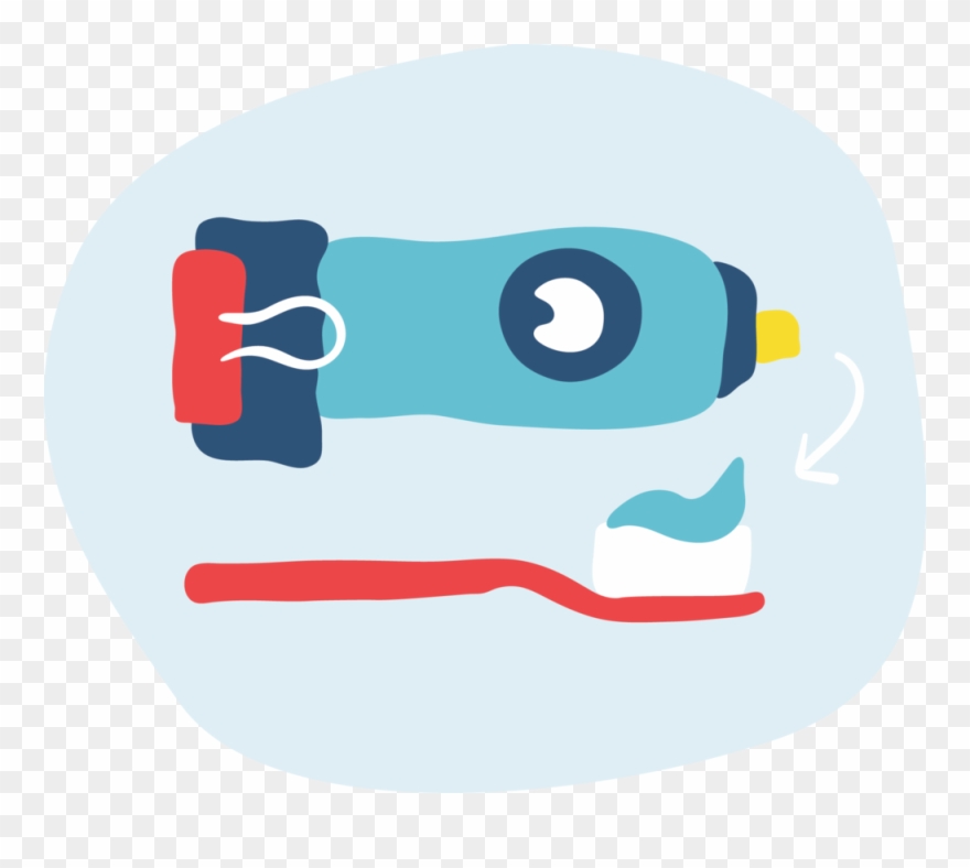 Toothpaste Clip Rolled Up - Illustration - Png Download