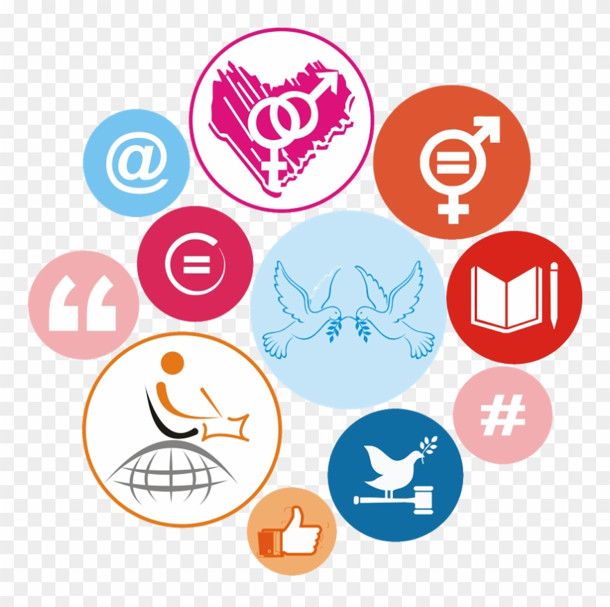 Peace Sign Clipart Nirvana - Youth For Peace International - Png Download