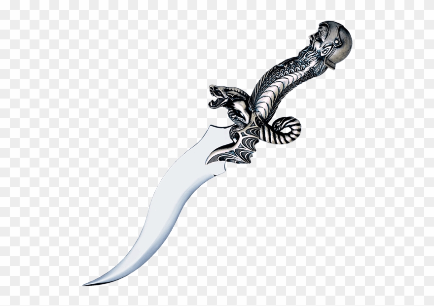Merlin The Magician Dagger By Marto - Fantasy Dagger Png Clipart