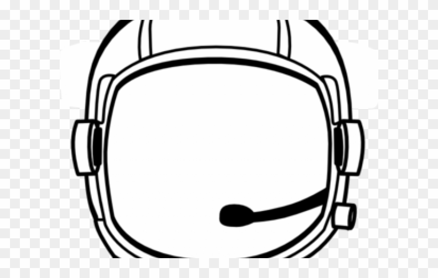 Astronaut Clipart Space - Astronaut Helmet Clipart - Png Download