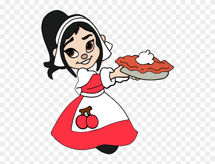 Vanellope Von Schweetz In A Thanksgiving Casual Clipart
