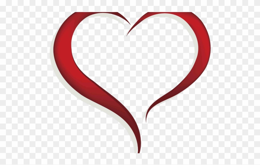 Instagram Clipart Red Heart - Heart On Clear Background - Png Download
