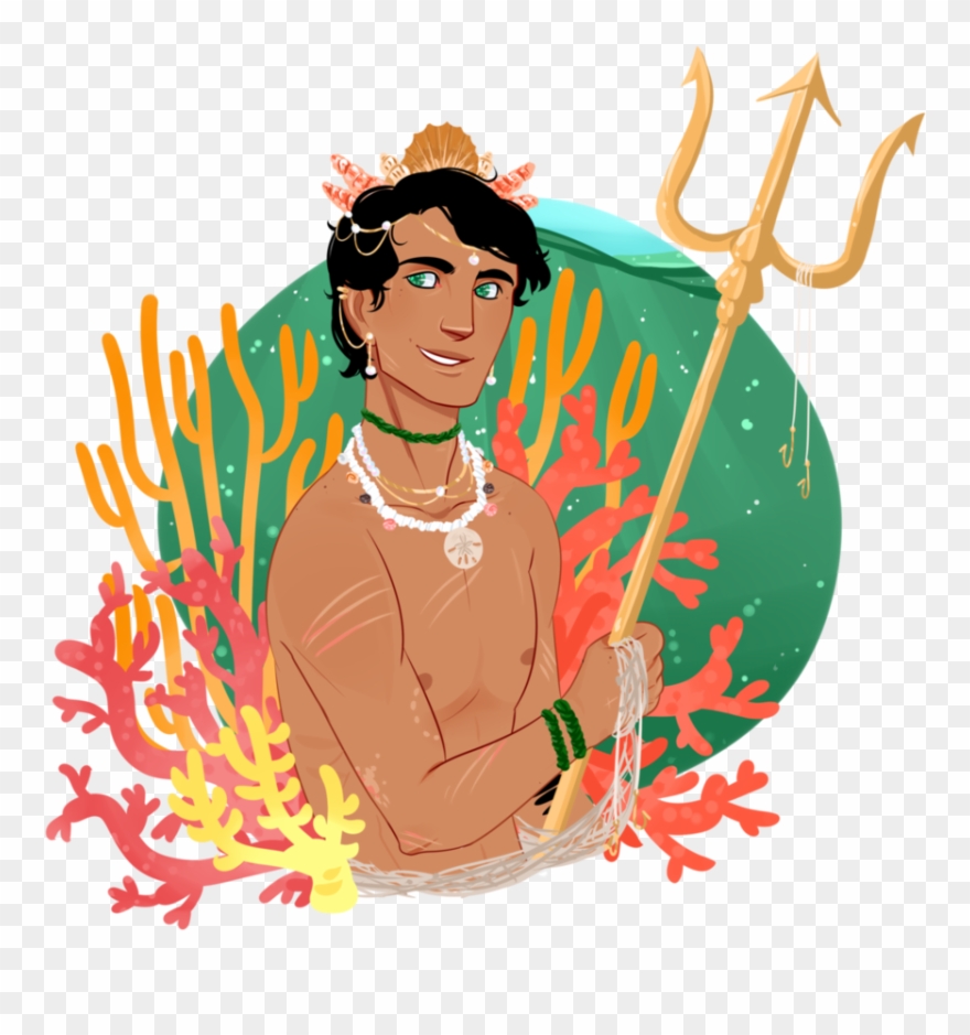 Sea Prince By Snekken Half Blood, Percy Jackson, Prince - Art Clipart