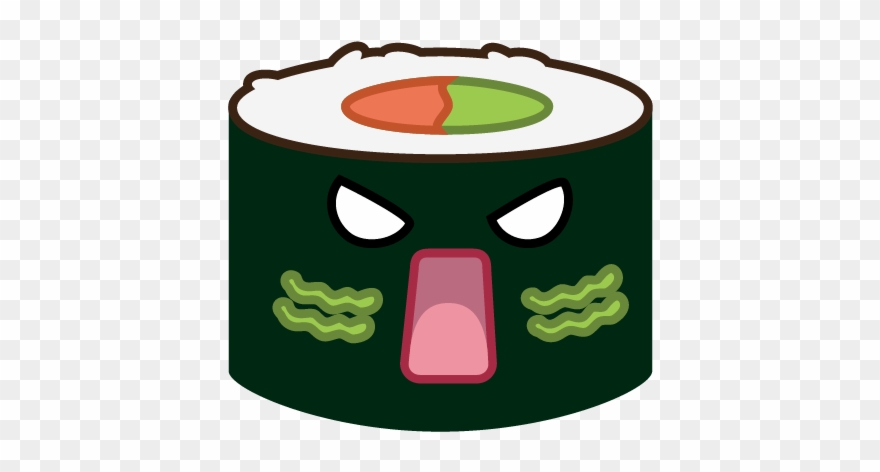 Transparent Sushi Free Download On Melbournechapter - Angry Sushi Clipart
