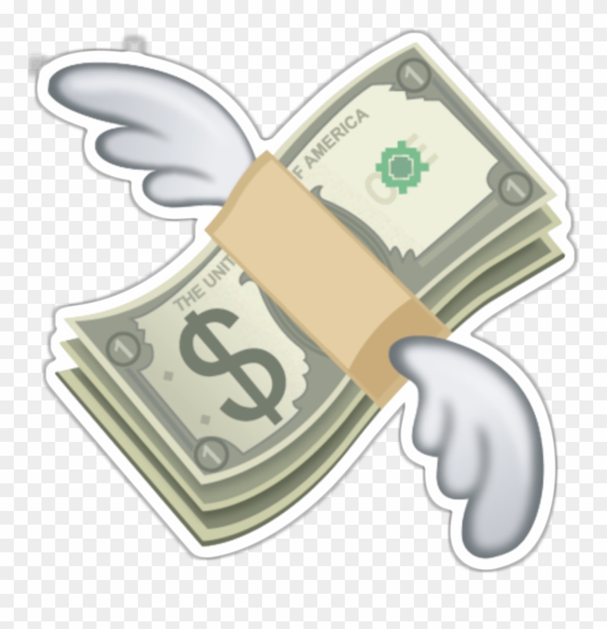 Google Search - Flying Money Emoji Clipart