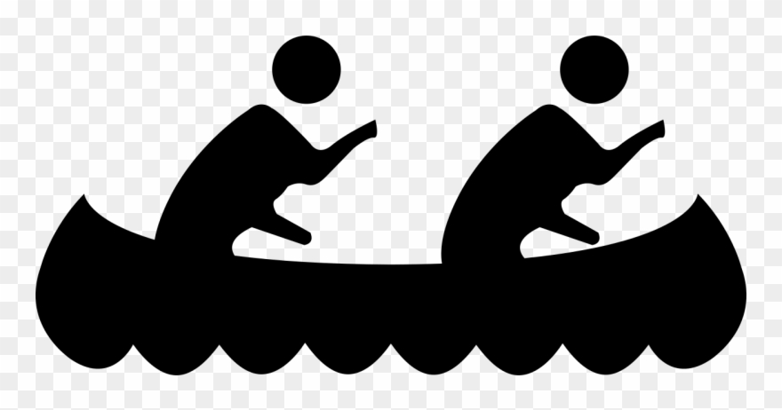 The Noun Project - Canoeing Clipart Png Transparent Png