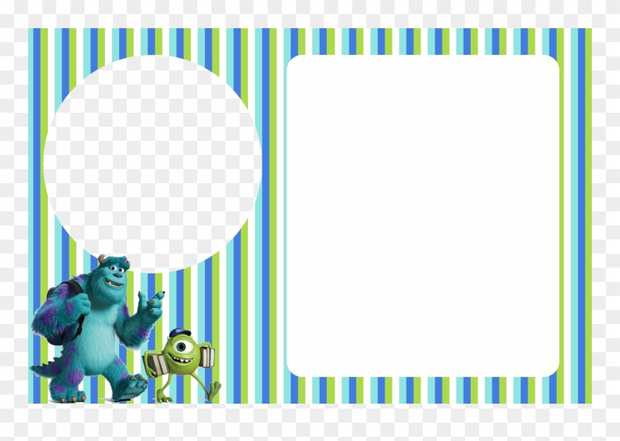 Monsters University, Monsters Inc, Ideas Para Fiestas, - Invitaciones De Mike Wazowski Para Imprimir Gratis Clipart