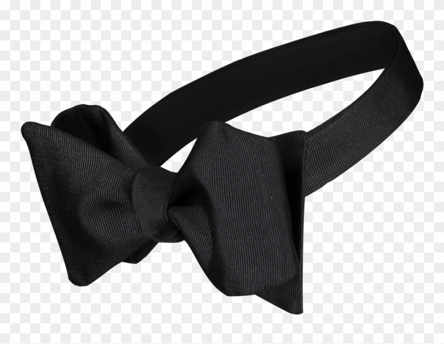 Graphic Freeuse Library Cad The Dandy Black - Savile Row Bow Tie Clipart