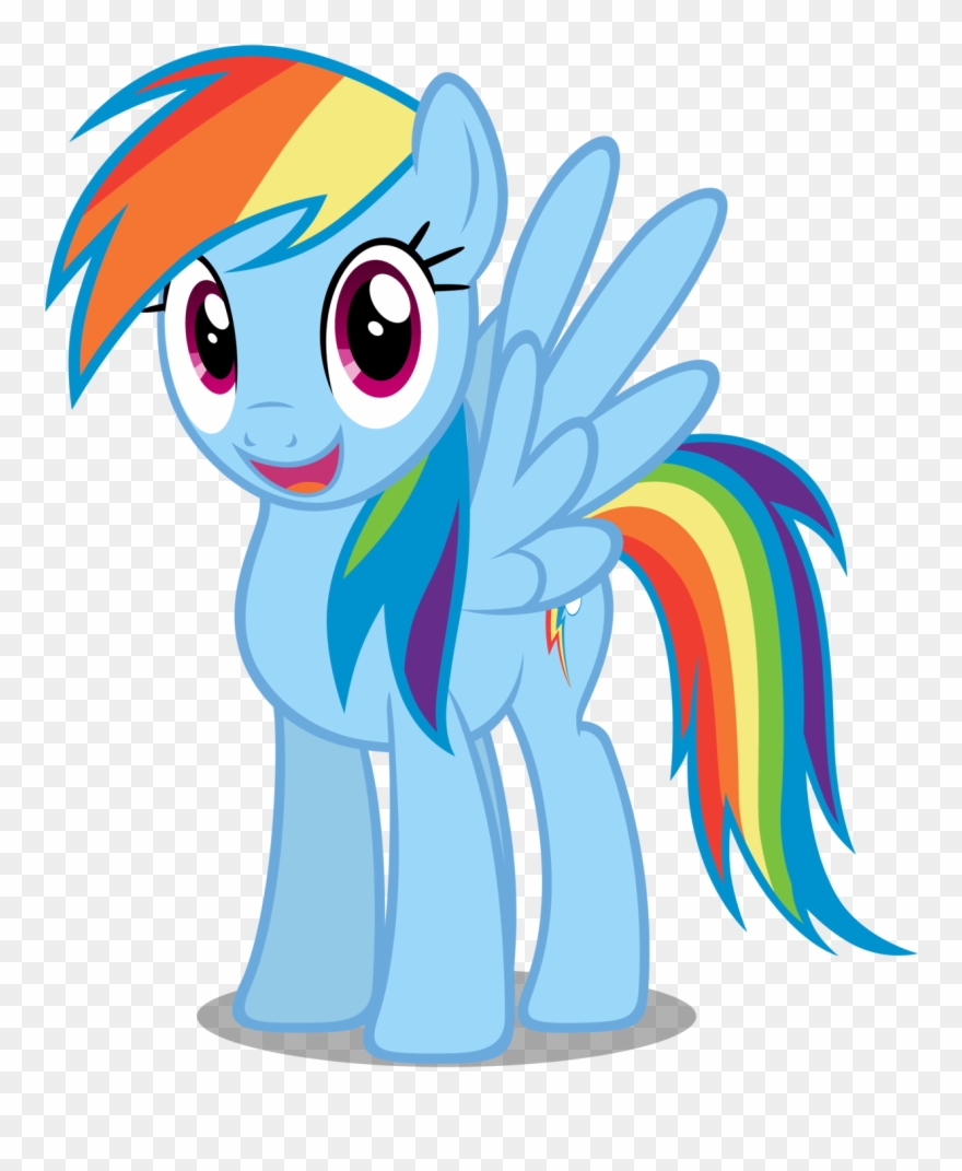 15 Minute Break Clipart - My Little Pony And Rainbow Dash Cake Toppers - Png Download
