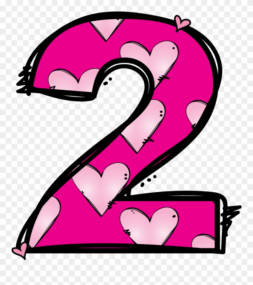 Gabi The Dog Follows My Father From Room To Room All - Number 2 Clip Art Pink - Png Download