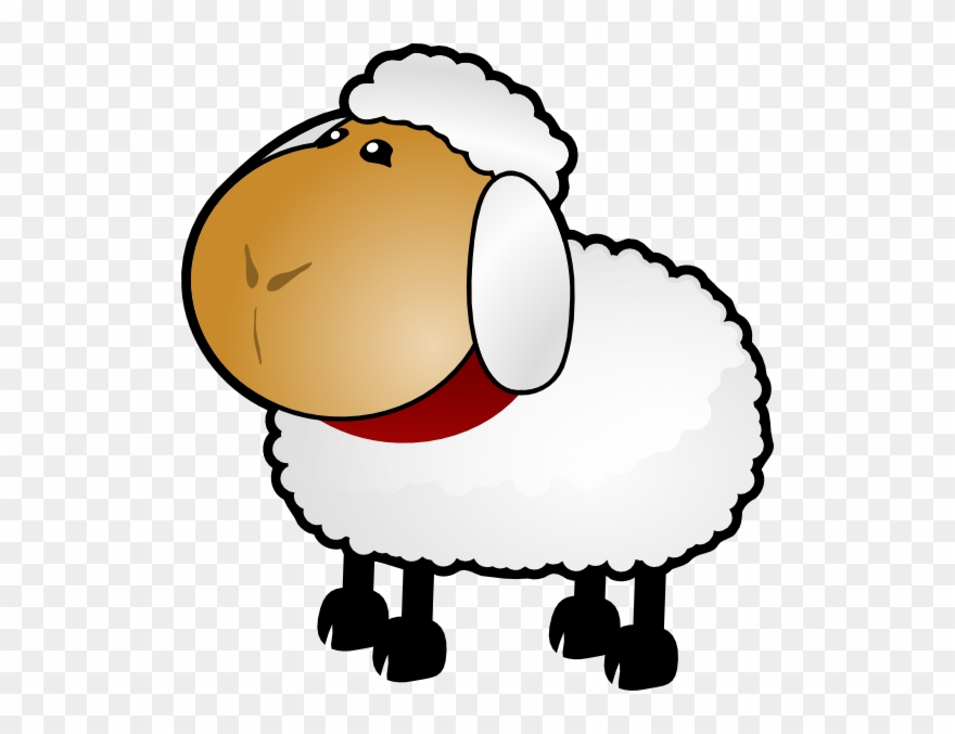 Sheep, - Sheep And Goat Clipart - Png Download