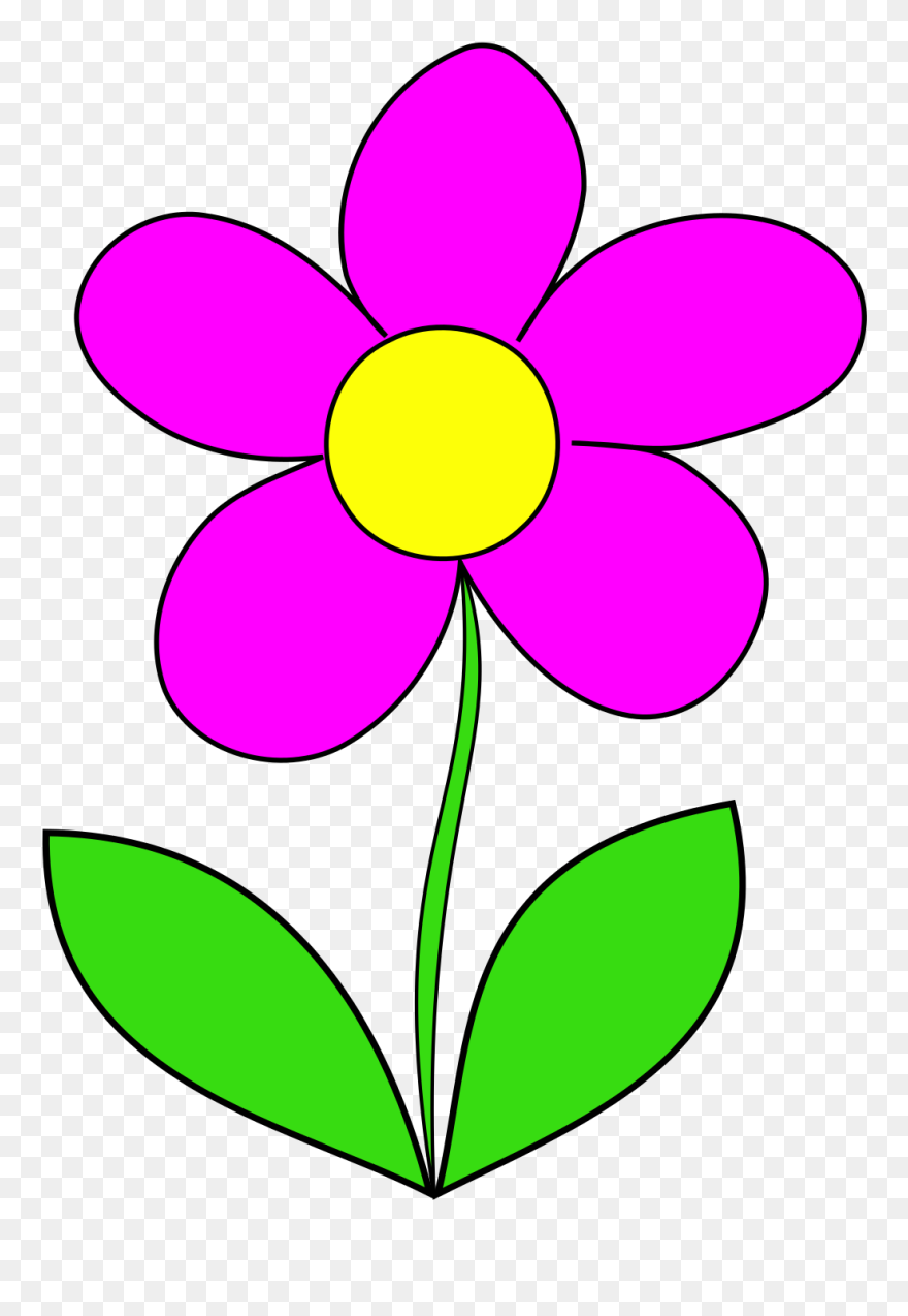 Minocqua Public Library - Flower With Stem Clipart - Png Download