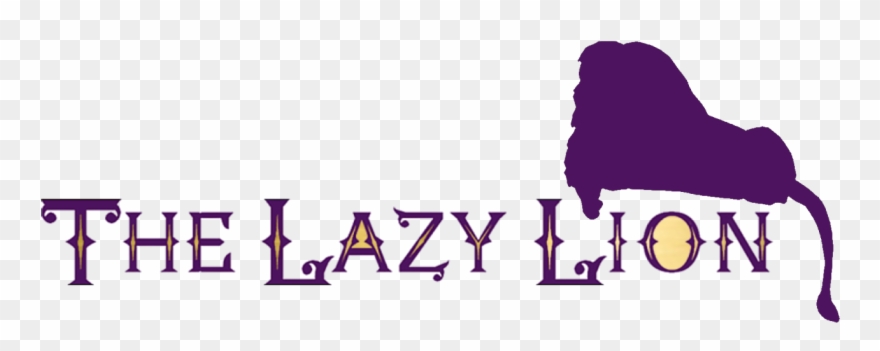 The Lazy Lion Clipart