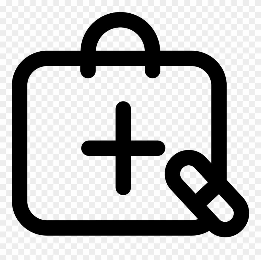 Black And White Medical Supplies Clip Art - Chronic Disease Icon - Png Download