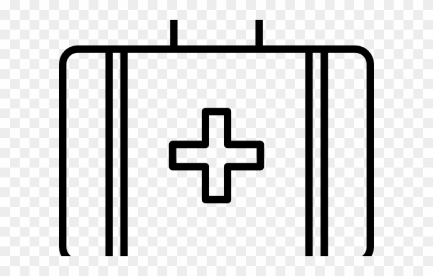 Medical Clipart Kit - Kit Clipart Black And White - Png Download