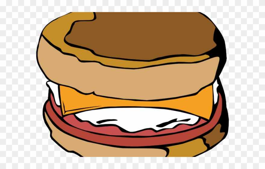 Sandwich Clipart Breakfast Sandwich - Breakfast Sandwich Clipart - Png Download