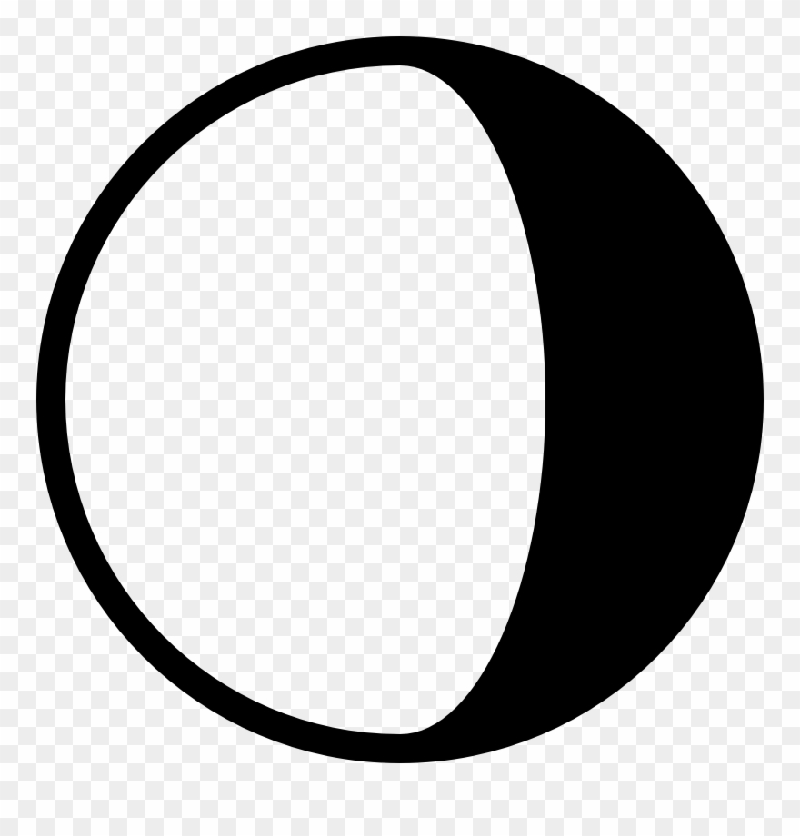Collection Of Waning Gibbous High Quality - Waning Gibbous Moon Clipart - Png Download