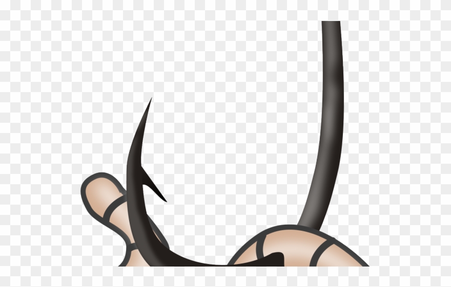 Hook Clipart Bait - Bite Me! Pillow Case - Png Download