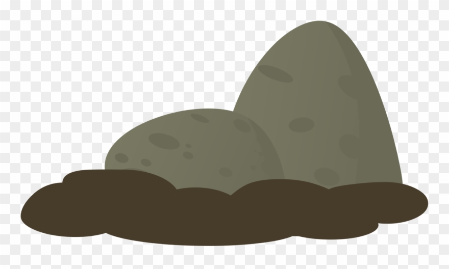 Computer Icons Rock Drawing Moss - Clip Art - Png Download