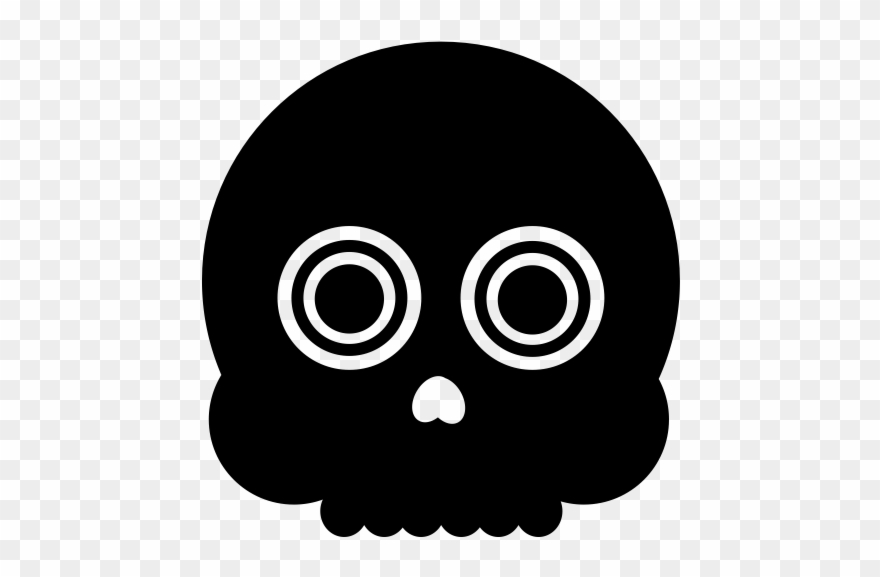 Sugar Skull Rubber Stamp - Illustration Clipart