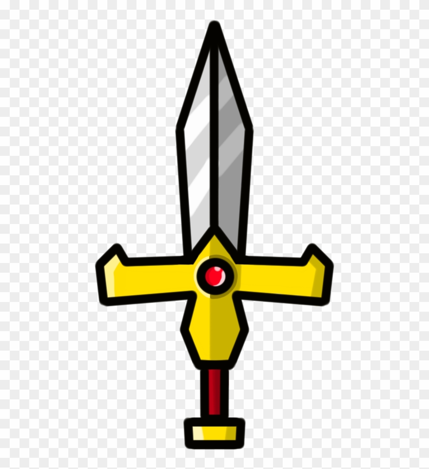 Golden Knight Sword - Sword Clipart
